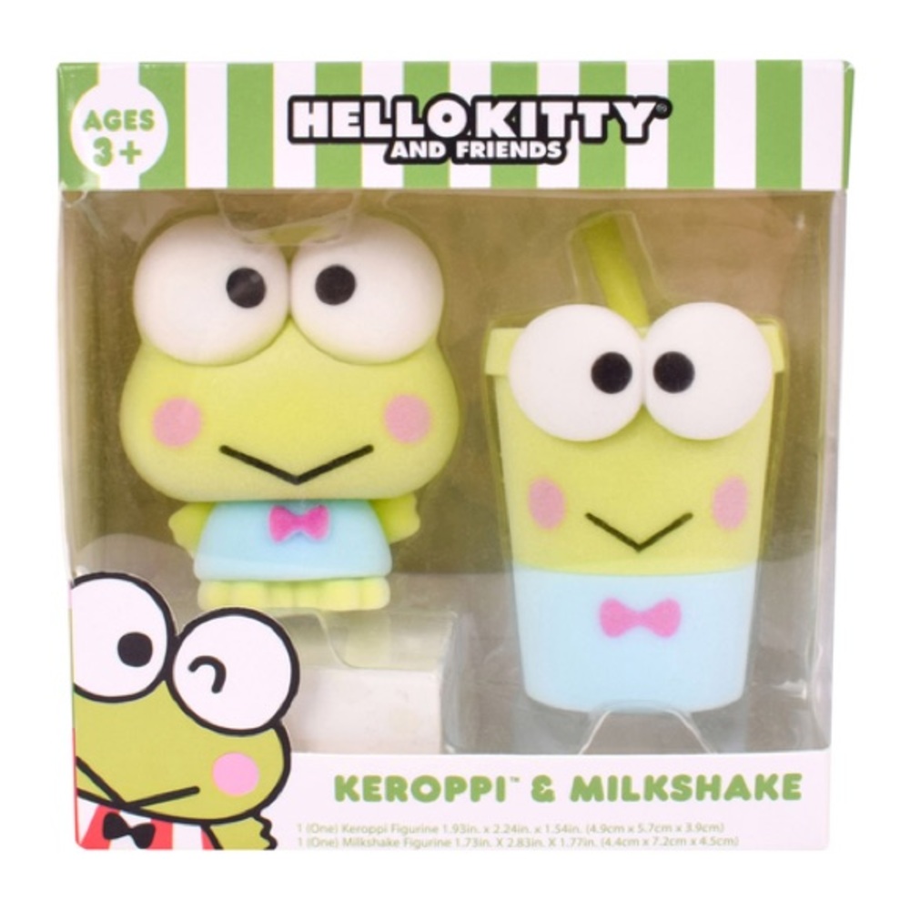 Keroppi and Friends 2 pack figure Keroppi and Milkshake Set Sanrio